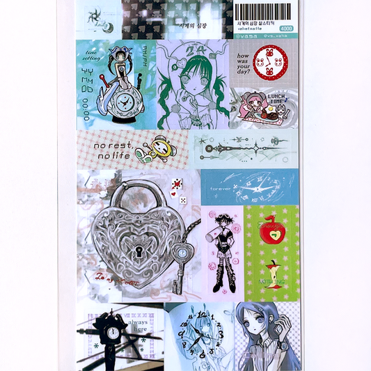 LOCKED HEART STICKERS – WASA